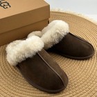 UGG Scuffette II Women's Espresso Slippers Soft-Soled Slippers with Suede NIB