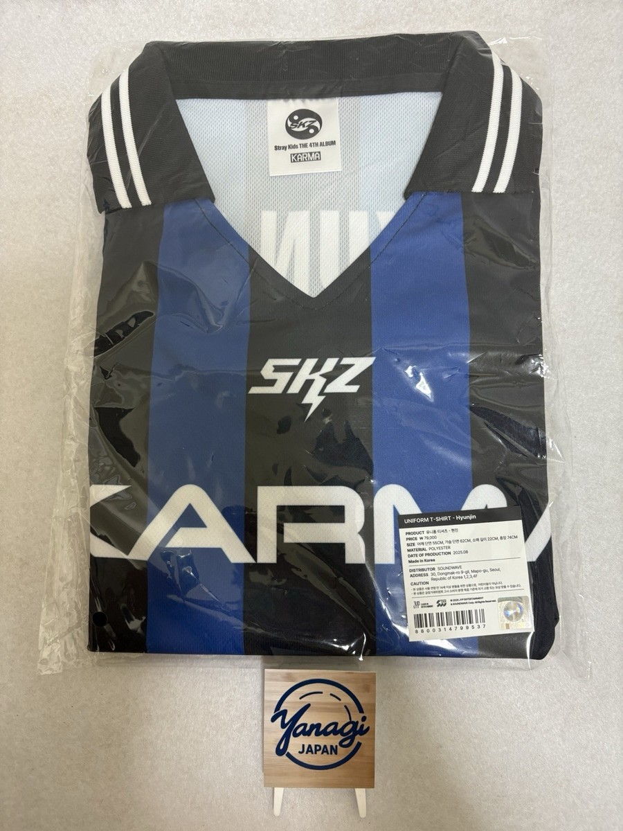 Stray Kids スキズ KARMA ポップアップ ユニフォーム ヒョンジン Stray Kids - Uniform T-Shirt [KARMA POP-UP Store Official MD