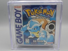 Pokemon: Blue Version Nintendo Game Boy CIB CGC Graded 8.5 w/ 9.4 Cartridge!