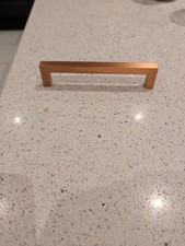 20 Cabinet Pull Handle Copper Square D Shape Kitchen Cupboard Cabinet Drawer 