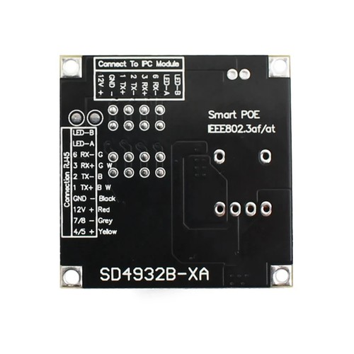 3X(48 V auf 12 V PoE- für Sicherheits-CCTV-Netzwerk-IP-Kameras Over E1813 - Afbeelding 3 van 8