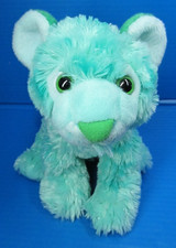 Wild Republic Mint Green Tiger 12" Realistic Plush Stuffed Cuddlekins Vibes