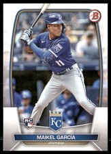 Maikel Garcia Rookie 2023 Bowman Kansas City Royals #44