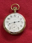 Antique 1903 Waltham "Crescent St" 18s & 21j Railroad Pocket Watch-Runs Great