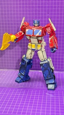Transformers Optimus Prime CUSTOM cel shaded Devastation Studio Series