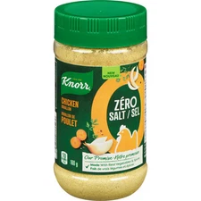 Knorr Zero Salt Chicken Bouillon Powder, 160g/5.6 oz
