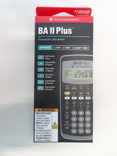 Texas Instruments BA II PLUS Financial Calculator Handheld - Brand New