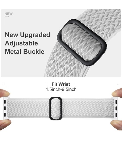 2 Stretchy Watch Band Compatible with Apple Watch Band 38mm Series 3, 2, 1 - NEW - 第 2/5 張圖片