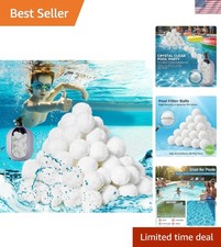 50PCS Pool Filter Balls for Sand-Filter - Dry Filter Sand BallsReusable Swimm...