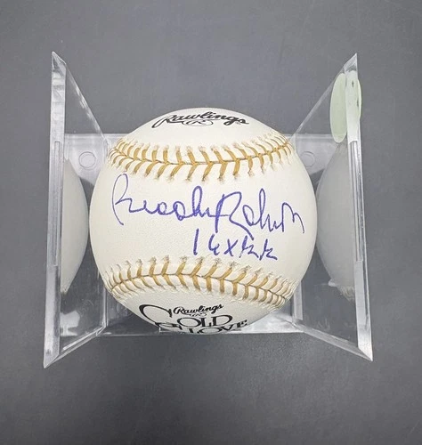 Brooks Robinson Signed Rawlings Gold Glove Award Baseball With Inscriptions- JSA