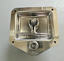 BUYERS T-Handle Latch - Single Pt w/ Gasket & 2 Keys / Stainless Steel  / L8815