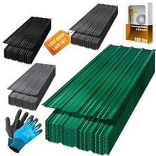 KESSER® 14x Profilblech Trapezblech Metall Dachblech für Gerätehaus Dach Platten