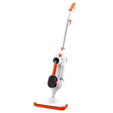 1300W Steam Mop with Detergent Tank 8-in-1 7 Heads 2 Washing Pads