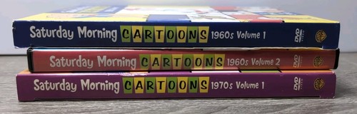 Saturday Morning Cartoons 1960's Vol 1 & 2 DVD & 1970s Vol 1 lot