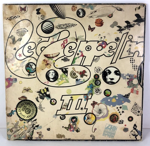 Led Zeppelin III Vintage Vinyl LP 1970 - Working Wheel - Atlantic Records