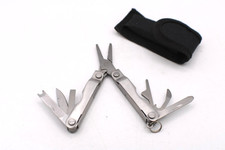 Steel Multi-Tool Plier Scissor Screwdriver Belt Pouch Utility Pocket Small Tools