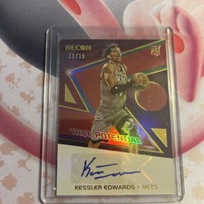 2021 Panini Recon True Potential Signatures Red #TPS-KSE Kessler Edwards /99 AU