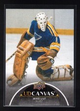 2021-22 UD Canvas Retired Stars, Mike Liut #C246 BLACK (SSP) / St.Louis Blues