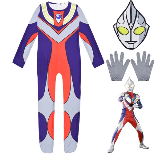 2024 Ultraman Anime Kostüm Kinder Overall Tiga Zero Löwe Ultraman Body Outfit - Bild 18 von 53
