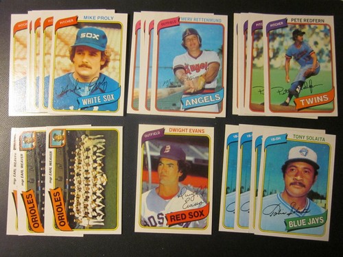 1980 Topps Baseball Pick Choose Finish Your Set( 276- 499) NM, NM/MT - Picture 113 of 197