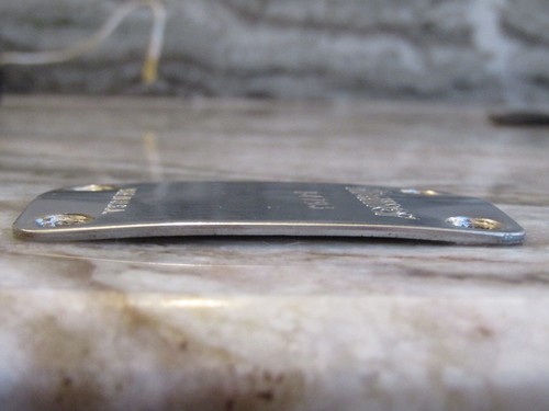 PLACA DE CUELLO DE BAJO KRAMER PIONEER JAZZ + TORNILLOS EN CROMO - HECHA EN EE. UU. 1982 - Imagen 5 de 14