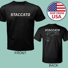 Staccato Guns Firearms Men's Black Size S to 5XL