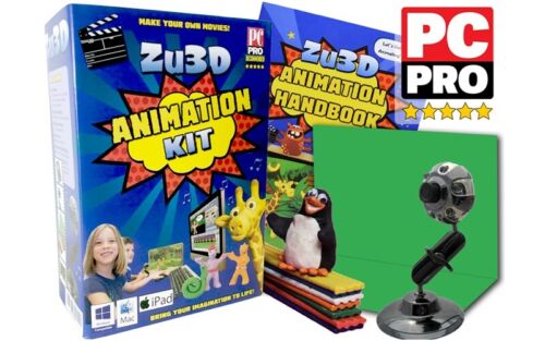 Zu3D Complete Stop Motion Animation Kit For Kids - for Windows, Macs And iPads - Picture 1 of 8