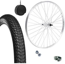 Cerchio Ruota Completa Anteriore 20" X 1.75 + Copertone + Camera Bici City Bike