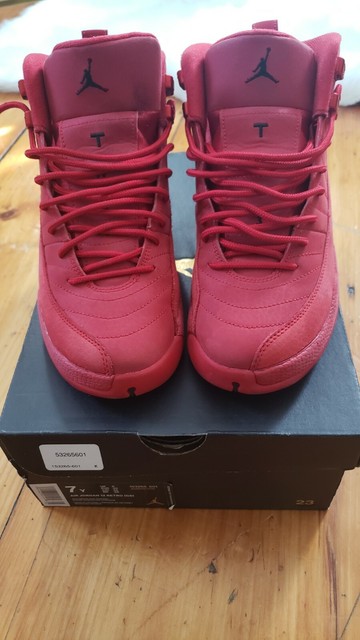 Nike Air Jordan 12 Retro Gym Red 2018 Youth Boys Shoes Size 4y 153265-601 for sale online | eBay