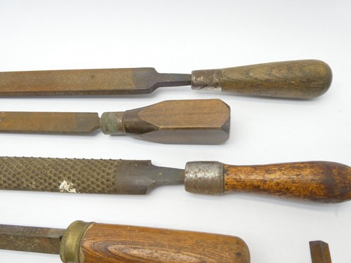 Antiguo Lote Kearney & Foot K&F EE. UU. Herramientas de Mano para Carpintería Archivos Manijas Caseras - Imagen 23 de 24