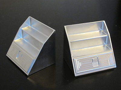Pair Aluminum Side Step Style Tool Box Tamiya 1/14 King Knight Grand Hauler Man