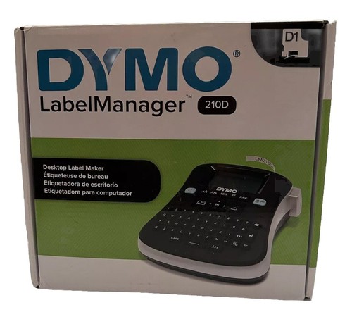 DYMO 210D Label Manager Maker 20+ formas de formatear 200+ símbolos e imágenes caja abierta - Imagen 3 de 11
