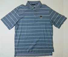 Pine Valley Golf Polo Shirt Mens Large Polo Golf Ralph Lauren Baby Blue Striped