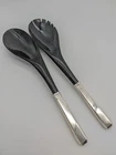Craftsman by Towle Sterling Silver Salad Serving Set with Black Nylon 11 1/2"