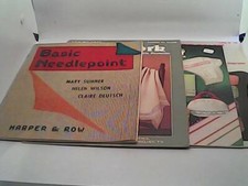 Set of 4 Needlepoint Cross Stitch Pattern Books