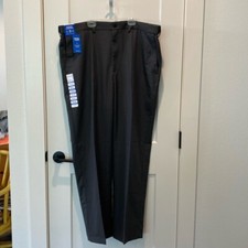 Men  s Haggar Gray Classic Fit Dress Pants. Cool Right Performance Flex.