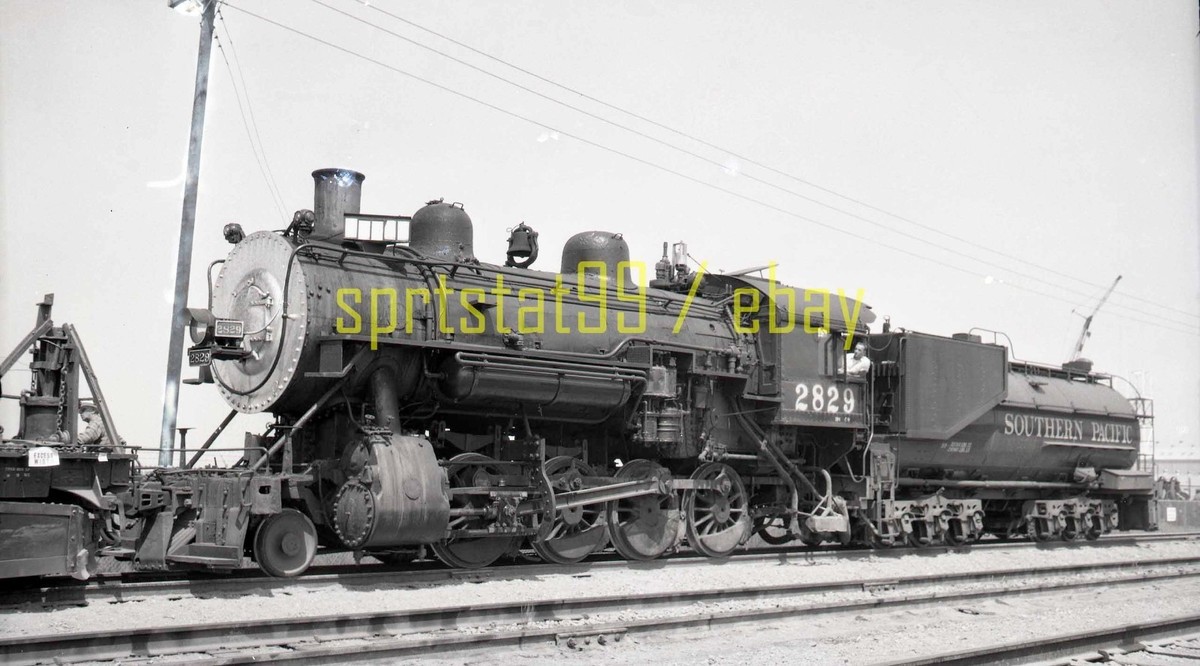 SP Southern Pacific 2-8-0 Steam Locomotive #2829 - Vintage
