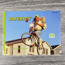 Nintendo NES Paperboy 2 MANUAL ONLY! Video Game Replacement RARE Paper Boy II