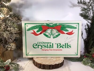 Vintage Lil Chimers Crystal Bells Ornaments EMPTY BOX ONLY ~READ!
