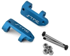 ST Racing 9132B  Aluminum Front Caster Blocks for Traxxas Slash Modified (Blue)