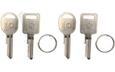 2 Pairs 4 Uncut Door Ignition Key Blank Set For Jeep W Logo 321815 321816 2 Pairs 4 Uncut Door Ignition Key Blank Set For Jeep W Logo 321815 321816