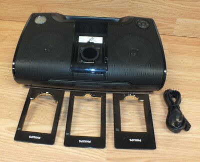 Philips Universal iPod Dock (DC185) FM Digital Tuner, MP3 W/ Dynamic Bass Boost 