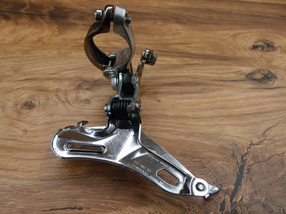 1993 front derailleur Shimano STX FD-MC30 VIA Japan for MTB 28.6 mm bottom pull - Image 3 of 4