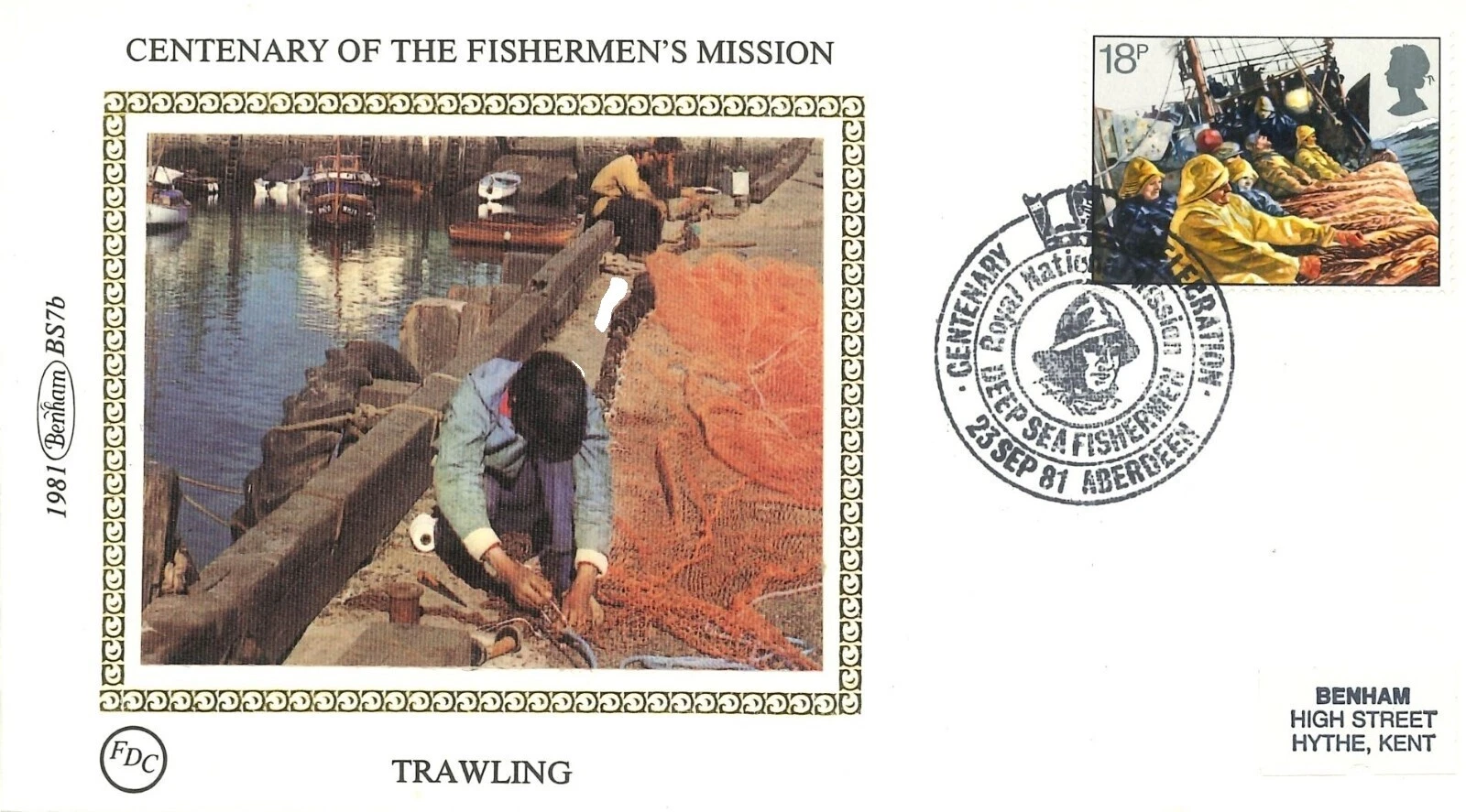 First Day of Issue Fishing British Stamps