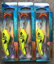 3 Reef Runner Ripshad 400 Series Fishing Lure Crankbait Flame T3