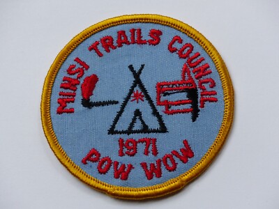 Unused 1971 Cub Pow Wow Minsi Trails Council Pennsylvania Boy Scout BSA Patch