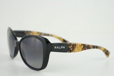 RA 5180 501/T3 58-14 135 Ralph Lauren Polished Black Brown/Gradient Sunglasses