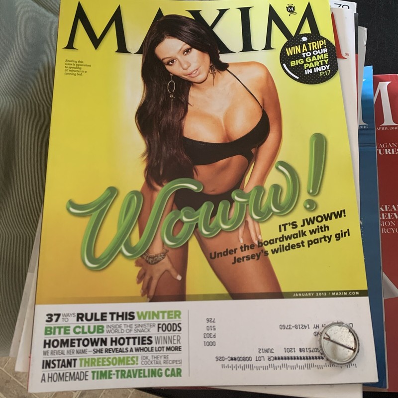 MAXIM Magazine - January 2012 Issue JWOWW, JENNI FARLEY