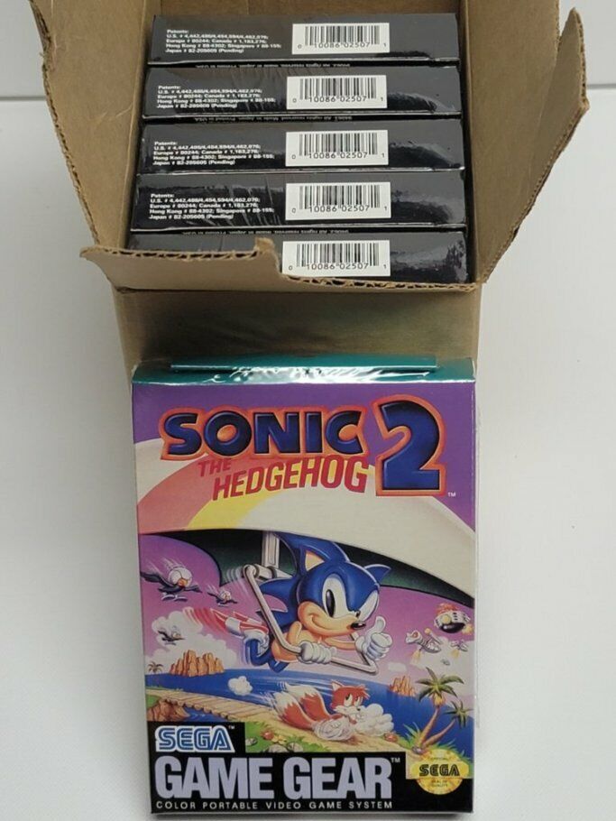 Sonic the Hedgehog 2 (Sega Game Gear) Brand New, Factory Sealed PSA 10 Rare