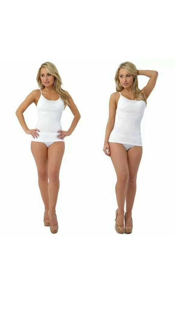 JML Belvia Shapewear Comfortable Slimming Top, Small, White. RRP